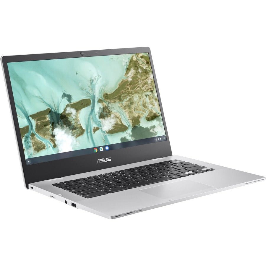 Asus Chromebook CX1 CX1400 CX1400FKA-DS01-CB 14" Touchscreen Convertible 2 in 1 Chromebook - Full HD - Intel Celeron N4500 - 4 GB - 64 GB Flash Memory - Transparent Silver CX1400FKA-DS01-CB