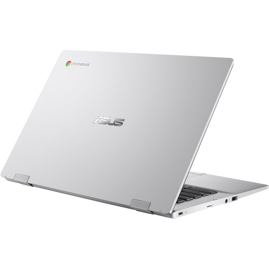 Asus Chromebook CX1 CX1400 CX1400FKA-DS01-CB 14" Touchscreen Convertible 2 in 1 Chromebook - Full HD - Intel Celeron N4500 - 4 GB - 64 GB Flash Memory - Transparent Silver CX1400FKA-DS01-CB