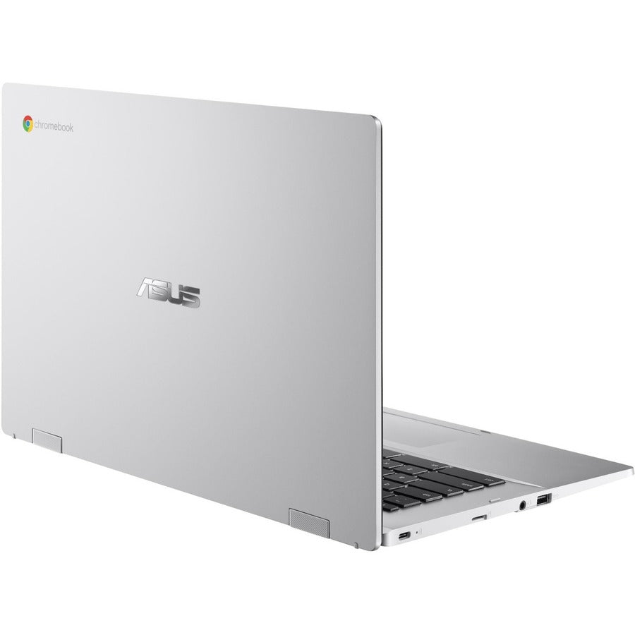 Asus Chromebook CX1 CX1400 CX1400FKA-DS01-CB 14" Touchscreen Convertible 2 in 1 Chromebook - Full HD - Intel Celeron N4500 - 4 GB - 64 GB Flash Memory - Transparent Silver CX1400FKA-DS01-CB