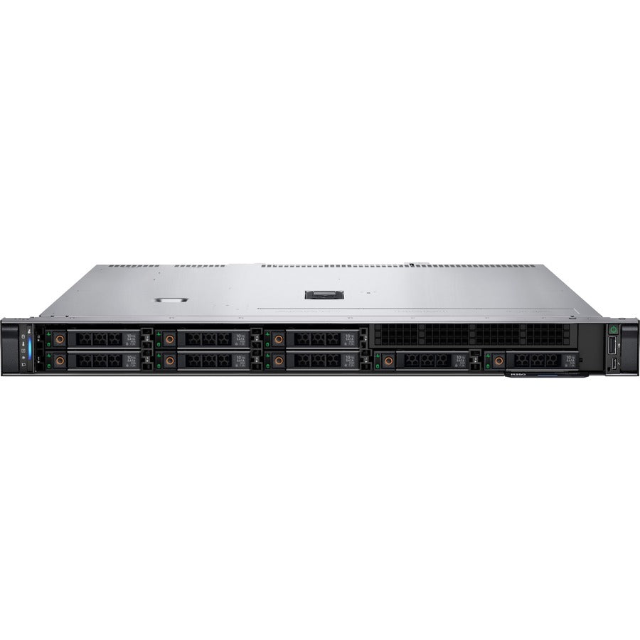 Dell EMC PowerEdge R350 1U Rack-mountable Server - 1 x Intel Xeon E-2314 2.80 GHz - 8 GB RAM - 480 GB SSD - 12Gb/s SAS, Serial ATA/600 Controller VXV62