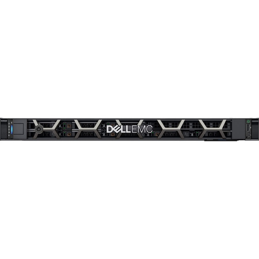 Dell EMC PowerEdge R350 1U Rack-mountable Server - 1 x Intel Xeon E-2314 2.80 GHz - 8 GB RAM - 480 GB SSD - 12Gb/s SAS, Serial ATA/600 Controller VXV62