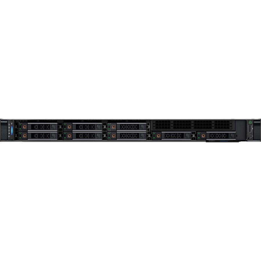 Dell EMC PowerEdge R350 1U Rack-mountable Server - 1 x Intel Xeon E-2314 2.80 GHz - 8 GB RAM - 480 GB SSD - 12Gb/s SAS, Serial ATA/600 Controller VXV62