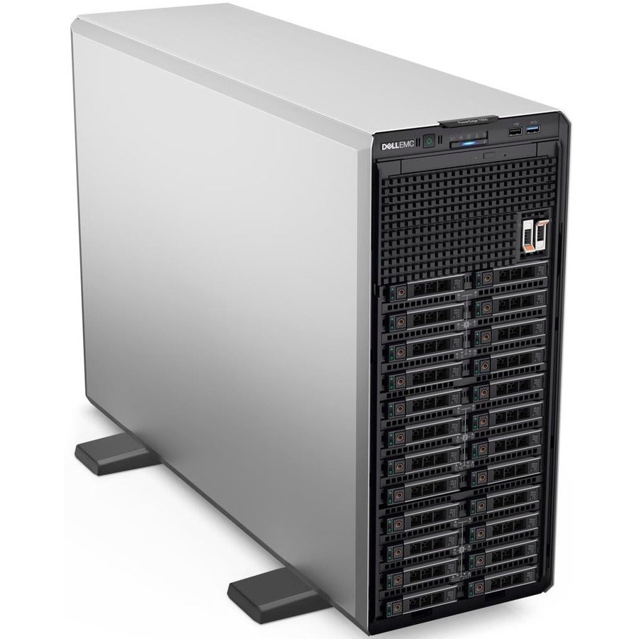 Dell EMC PowerEdge T550 5U Tower Server - Intel Xeon Silver 4310 2.10 GHz - 8 GB RAM - 480 GB SSD - Serial Attached SCSI (SAS), Serial ATA Controller 1JKXH