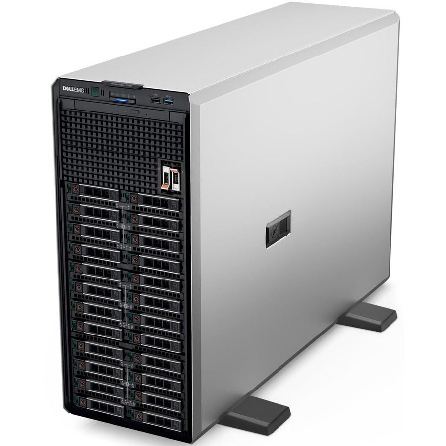 Dell EMC PowerEdge T550 5U Tower Server - Intel Xeon Silver 4310 2.10 GHz - 8 GB RAM - 480 GB SSD - Serial Attached SCSI (SAS), Serial ATA Controller 1JKXH