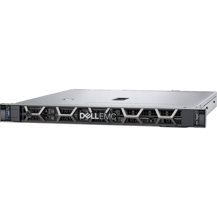 Dell EMC PowerEdge R350 1U Rack-mountable Server - 1 x Intel Xeon E-2334 3.40 GHz - 8 GB RAM - 480 GB SSD - 12Gb/s SAS, Serial ATA/600 Controller XNDJN