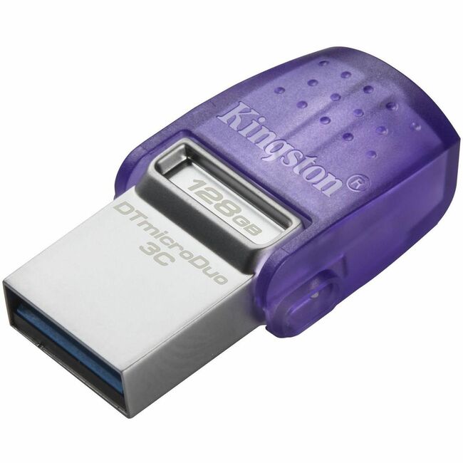 Kingston DataTraveler microDuo 3C USB Flash Drive DTDUO3CG3/128GBCR