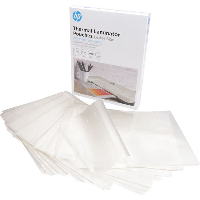 HP S200 Laminator Letter Size Pouches 91013T