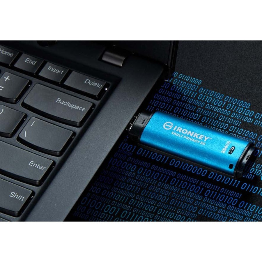 IronKey Vault Privacy 50 Series 256GB USB 3.2 (Gen 1) Type A Flash Drive IKVP50/256GB