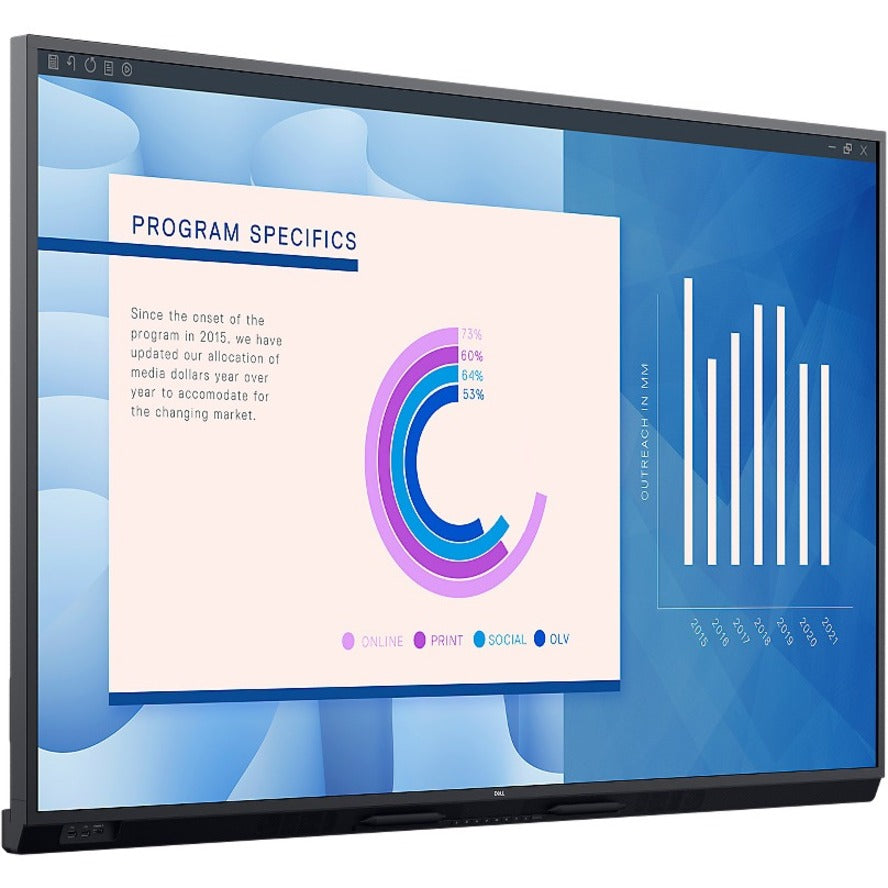 Dell Interactive D7523QT 75" Class LED Touchscreen Monitor - 16:9 DELL-D7523QT