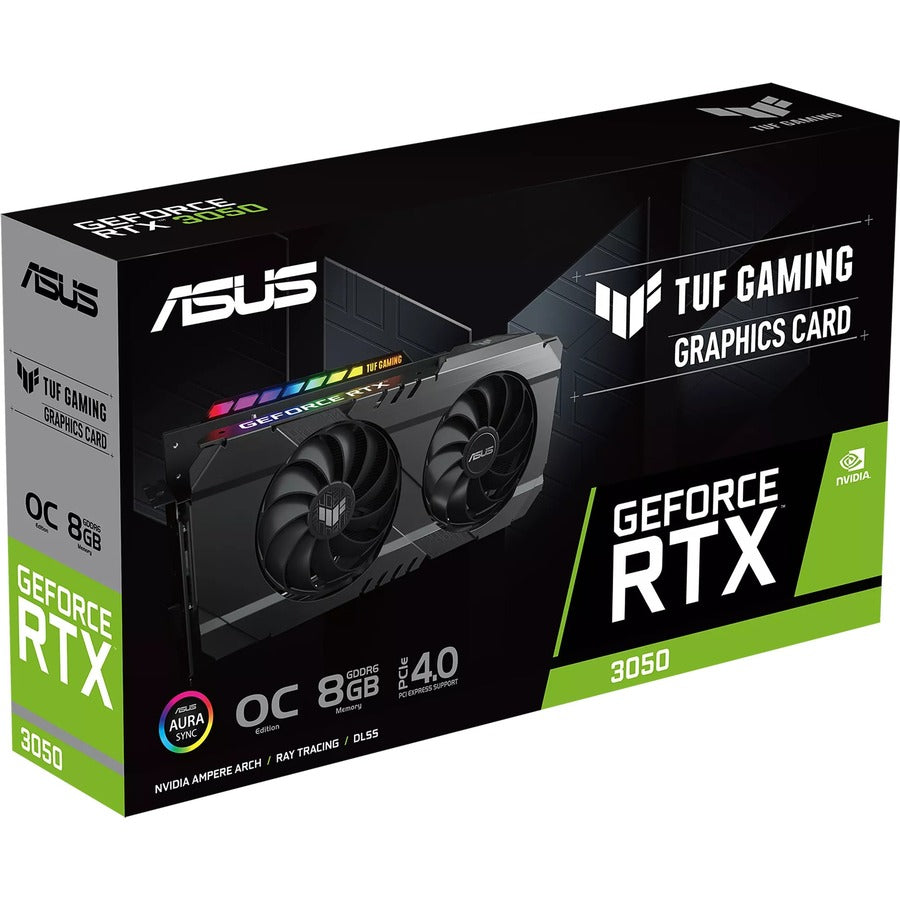 TUF NVIDIA GeForce RTX 3050 Graphic Card - 8 GB GDDR6 TUFRTX3050O8GGAMING