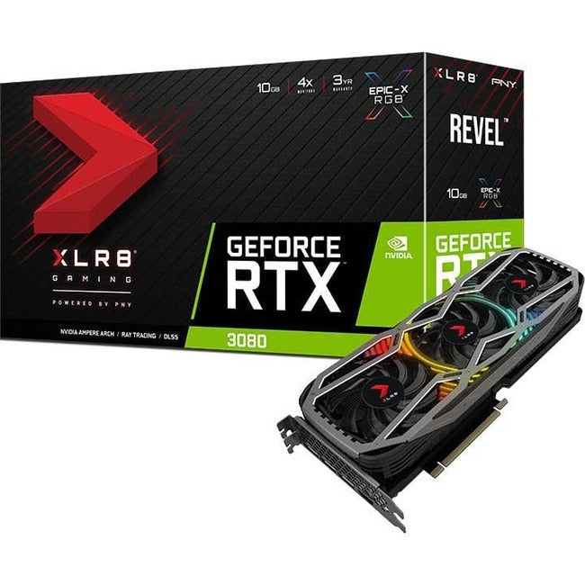 PNY NVIDIA GeForce RTX 3080 Graphic Card - 10 GB GDDR6X VCG308010LTFXPPB1