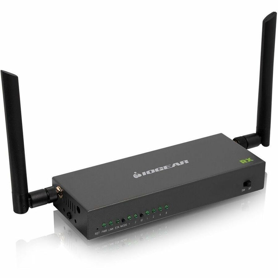 IOGEAR Additional Receiver for GWLRSSKIT4K Long Range Wireless 4K HDMI Video Kit GWLRSSKIT4KRX