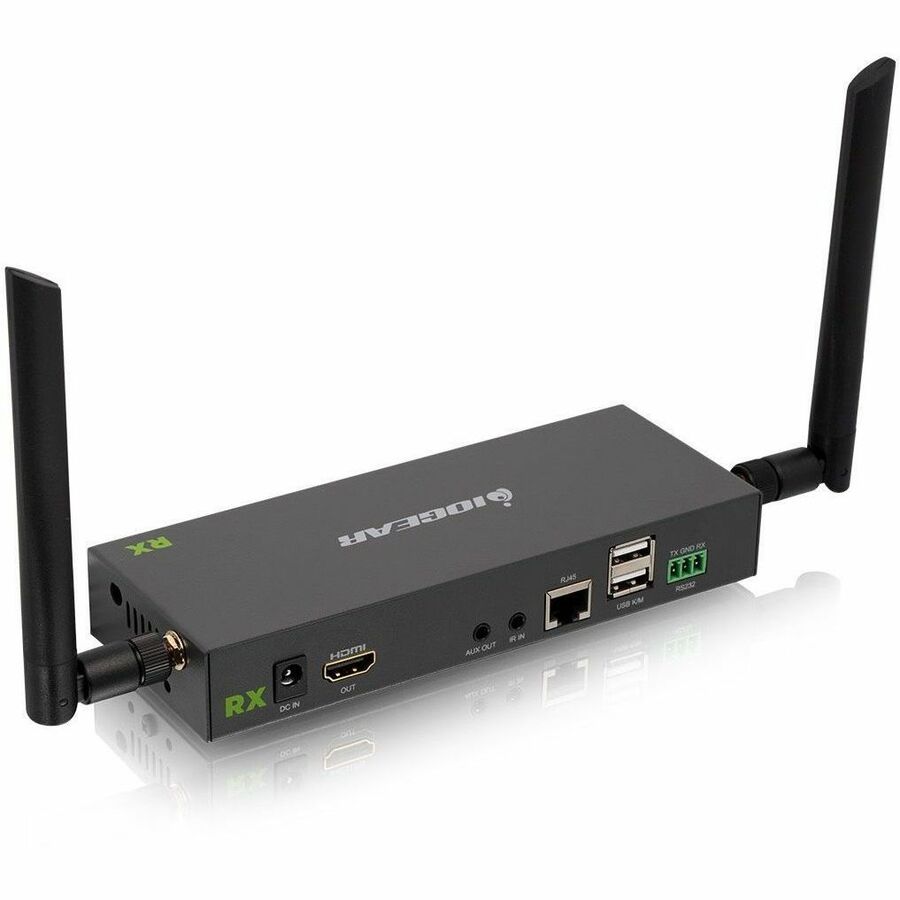 IOGEAR Additional Receiver for GWLRSSKIT4K Long Range Wireless 4K HDMI Video Kit GWLRSSKIT4KRX