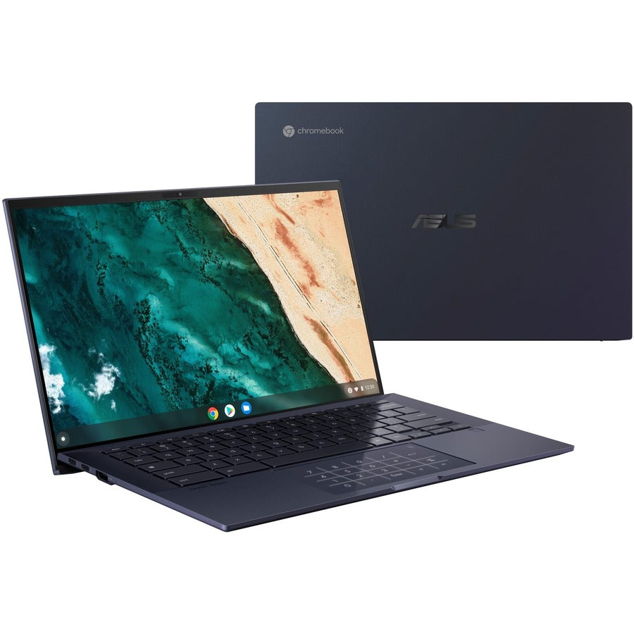 Asus Chromebook CX9400 CX9400CEA-Q1EN-CA 14" Chromebook - Intel Core i5 11th Gen i5-1135G7 - 8 GB - 256 GB SSD - Star Black CX9400CEA-Q1EN-CA