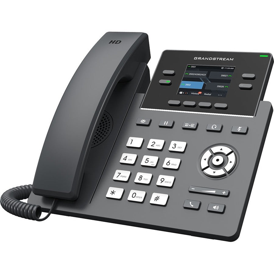 Grandstream GRP2612G IP Phone - Corded - Corded - Wall Mountable, Desktop GRP2612G