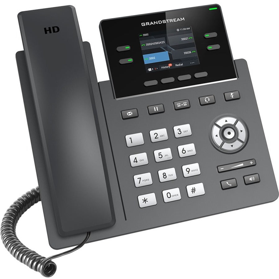 Grandstream GRP2612G IP Phone - Corded - Corded - Wall Mountable, Desktop GRP2612G