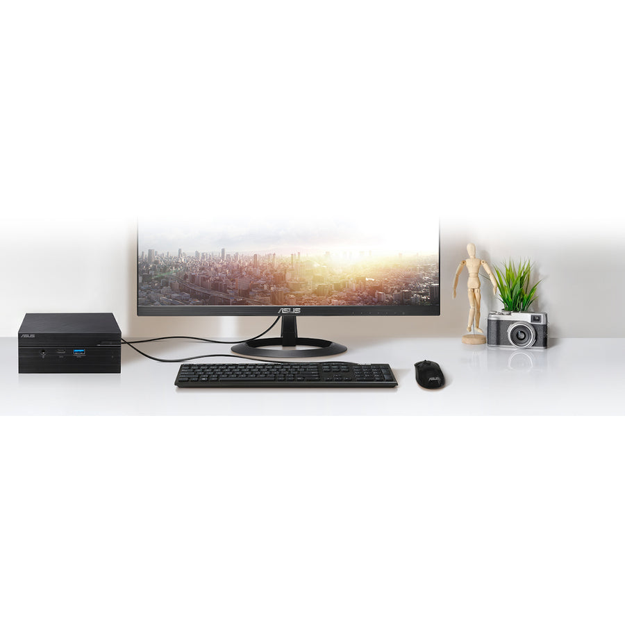 Asus PN41 PN41-S1-SYSF541PXFL Desktop Computer - Intel Celeron N5100 - 4 GB - 128 GB SSD - Mini PC - Black 90MS0271-M005E0