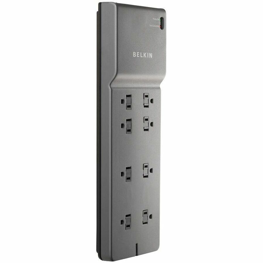 Belkin 8 Outlet Home/Office Surge Protector With Telephone Protection BE108200-063PK