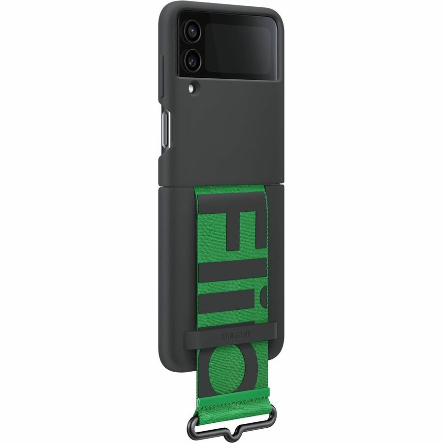 Samsung Galaxy Z Flip4 Silicone Cover with Strap EF-GF721TBEGCA