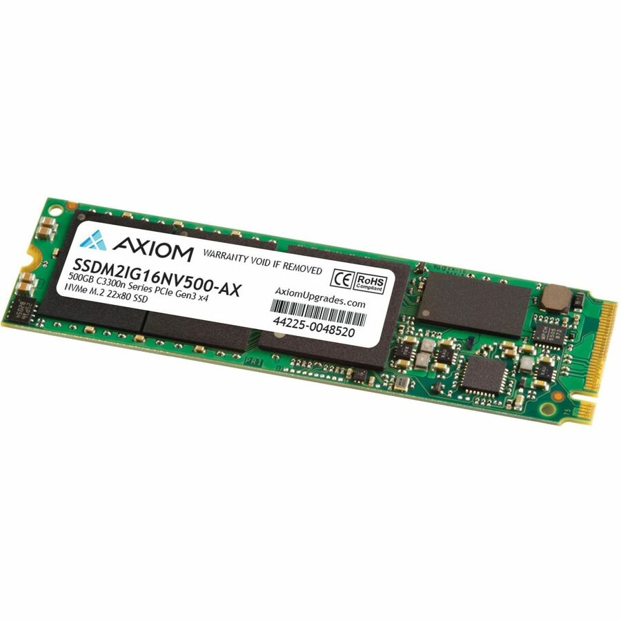 Axiom C3300n 500 GB Solid State Drive - M.2 2280 Internal - PCI Express NVMe (PCI Express NVMe 3.0 x4) - TAA Compliant SSDM2IG16NV500-AX