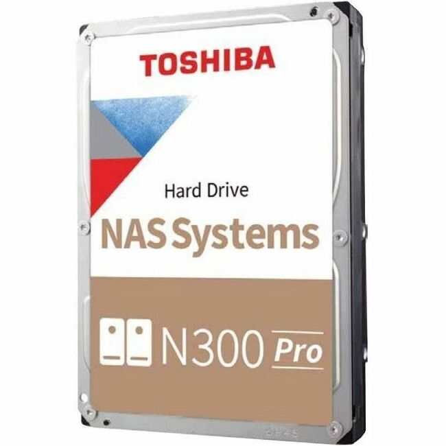 Toshiba N300 Pro HDWG51GXZSTB 16 TB Hard Drive - 3.5" Internal - SATA (SATA/600) - Conventional Magnetic Recording (CMR) Method HDWG51GXZSTB