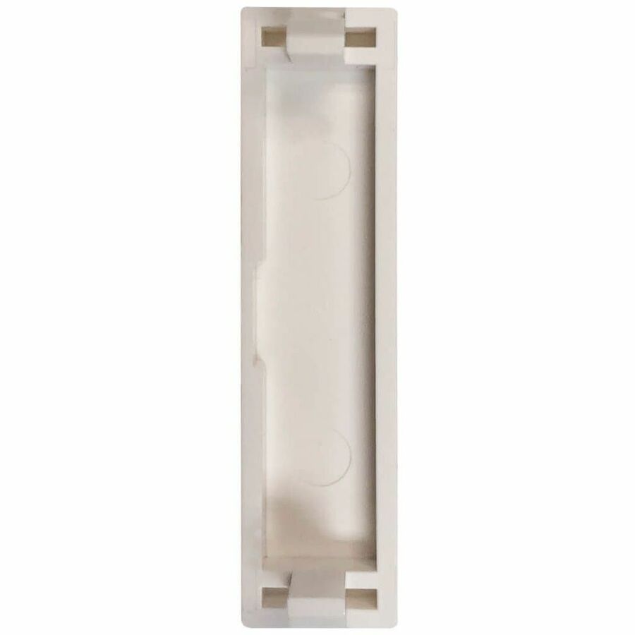 Tripp Lite by Eaton Blank Snap-In Insert, UK Style, 12.5 x 50 mm, White N042U-WQB