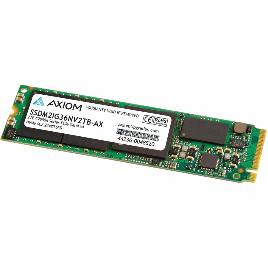 Axiom C7000n 2 TB Solid State Drive - M.2 2280 Internal - PCI Express NVMe (PCI Express NVMe 4.0 x4) SSDM2IG36NV2TB-AX