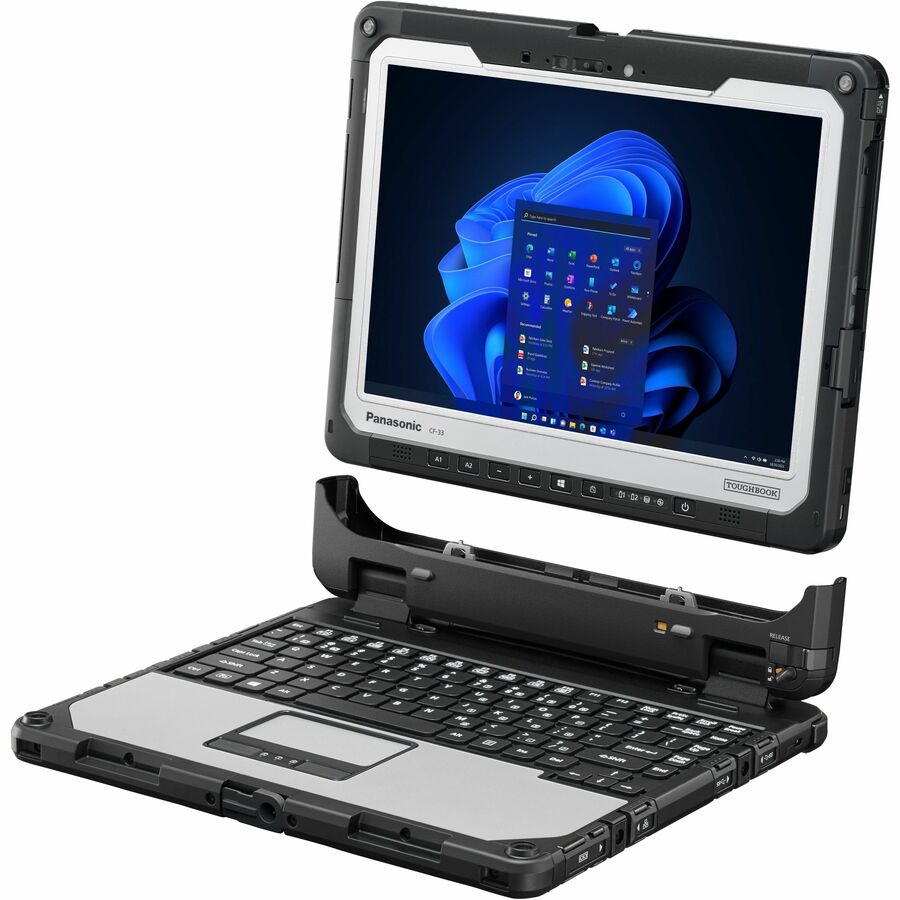 Panasonic TOUGHBOOK CF-33 CF33REPTTKM 12" Touchscreen Rugged Detachable 2 in 1 Notebook - QHD - Intel Core i5 10th Gen i5-10310U - vPro Technology - 16 GB - 512 GB SSD CF33REPTTKM