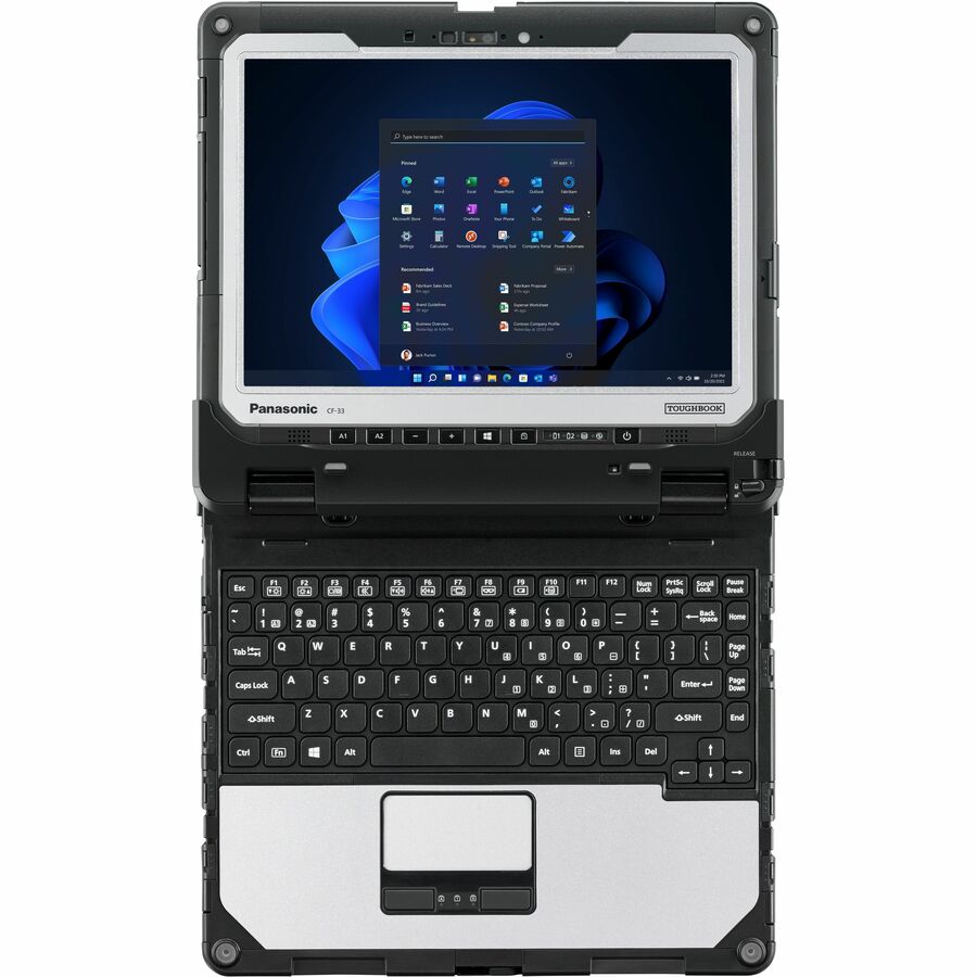 Panasonic TOUGHBOOK CF-33 CF33REPTTKM 12" Touchscreen Rugged Detachable 2 in 1 Notebook - QHD - Intel Core i5 10th Gen i5-10310U - vPro Technology - 16 GB - 512 GB SSD CF33REPTTKM