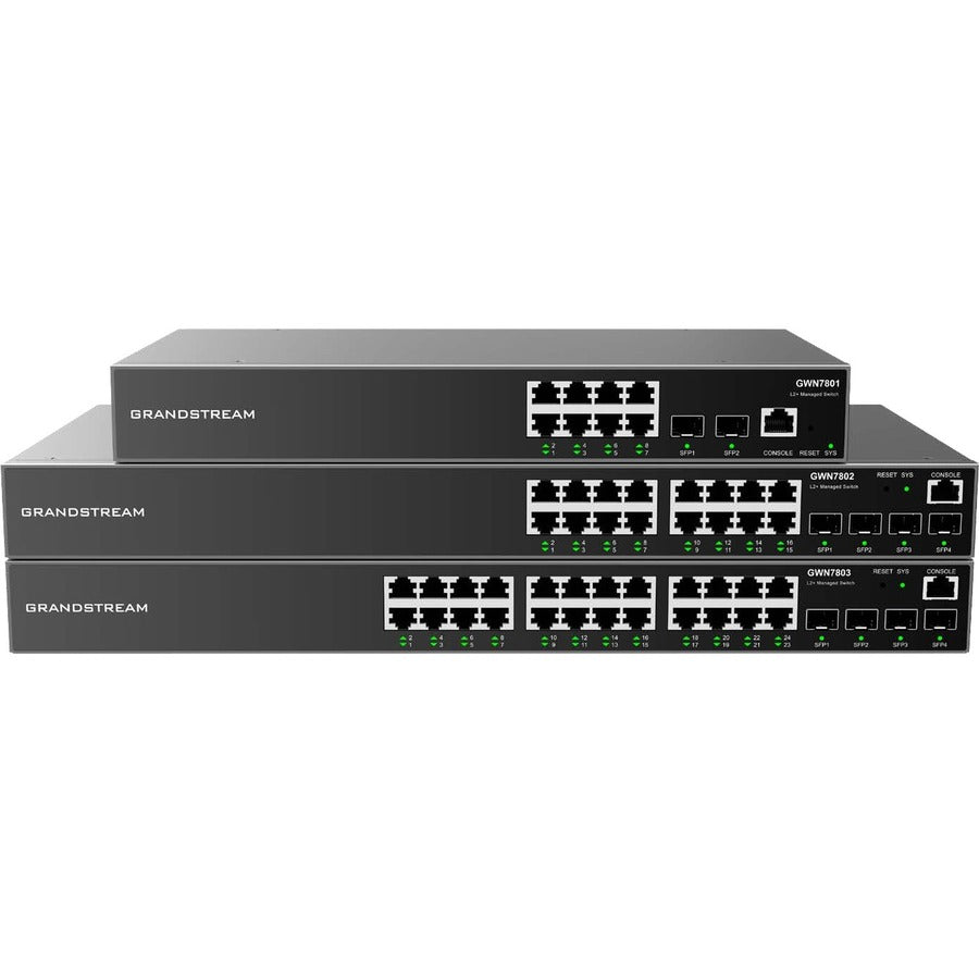 Grandstream Enterprise Layer 2+ Managed Network Switch GWN7801