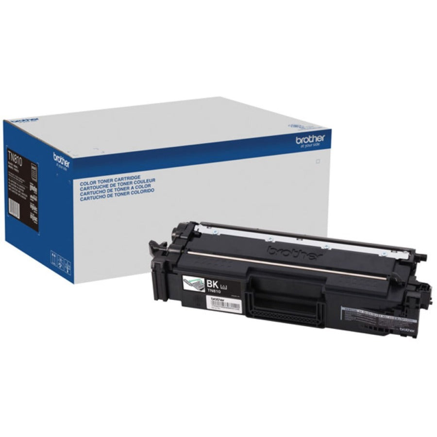 Brother TN810BK Original Standard Yield Laser Toner Cartridge - Black - 1 Each TN810BK