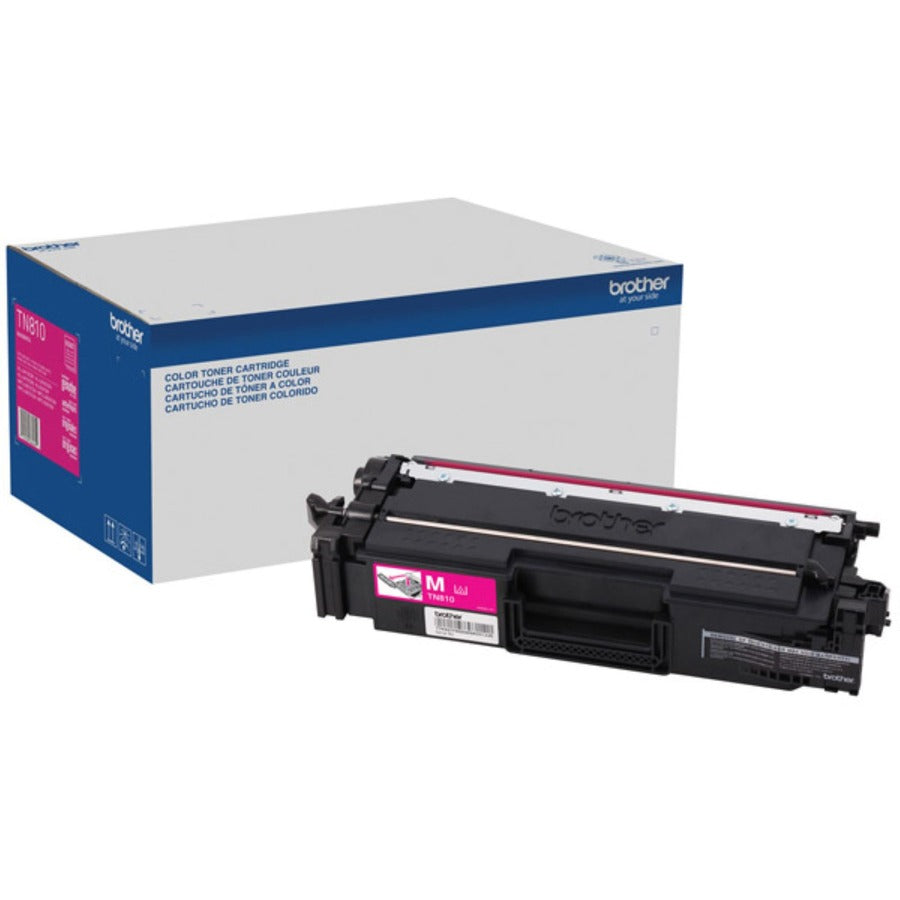 Brother TN810M Original Standard Yield Laser Toner Cartridge - Magenta - 1 Each TN810M