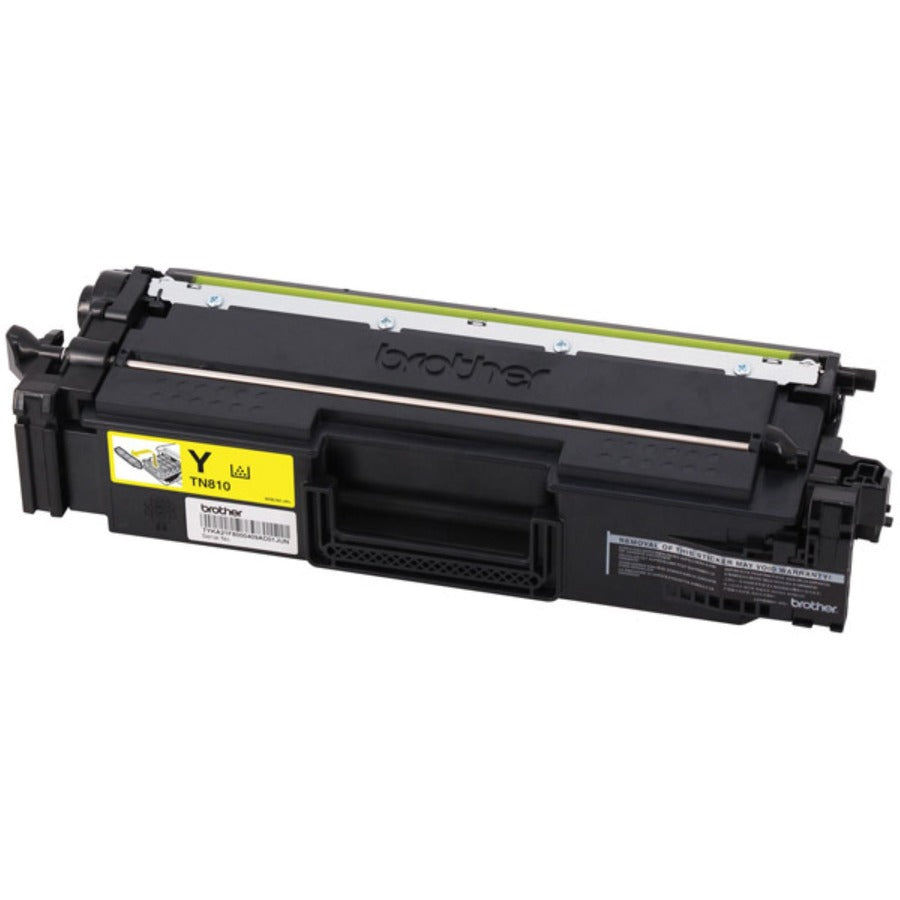 Brother TN810Y Original Standard Yield Laser Toner Cartridge - Yellow - 1 Each TN810Y