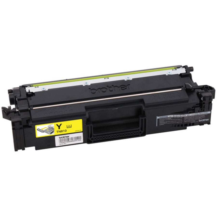 Brother TN810Y Original Standard Yield Laser Toner Cartridge - Yellow - 1 Each TN810Y