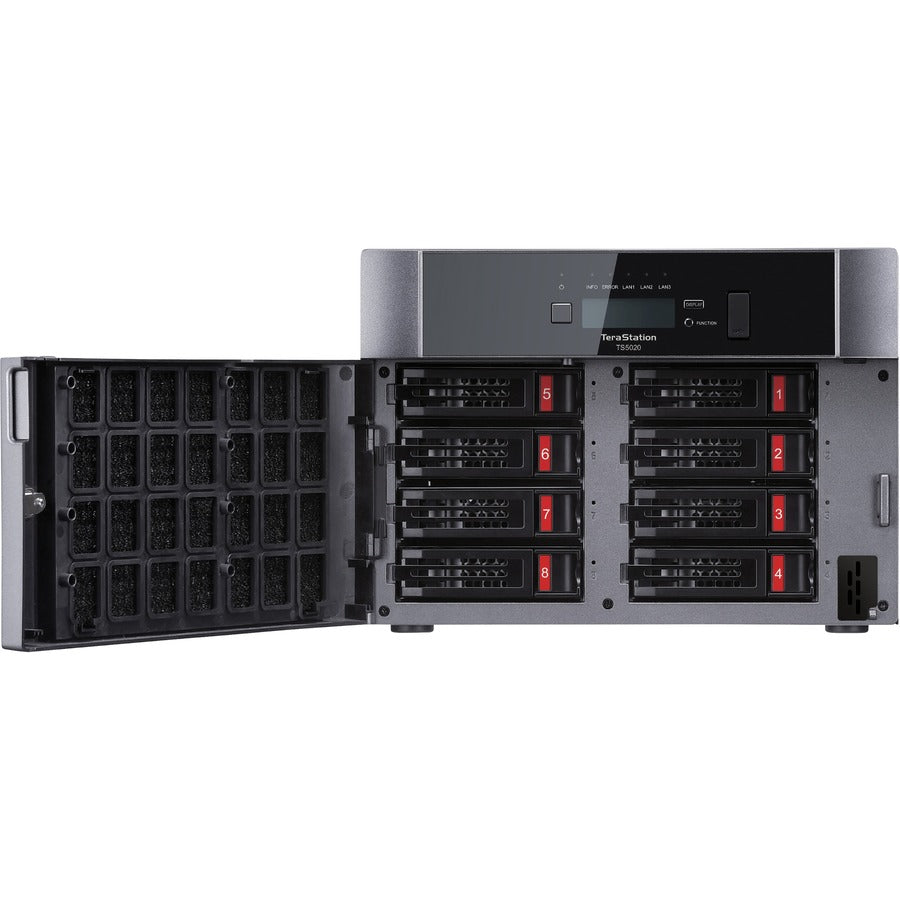 BUFFALO TeraStation 5820 8-Bay 64TB (8x8TB) Business Desktop NAS Storage Hard Drives Included TS5820DN6408