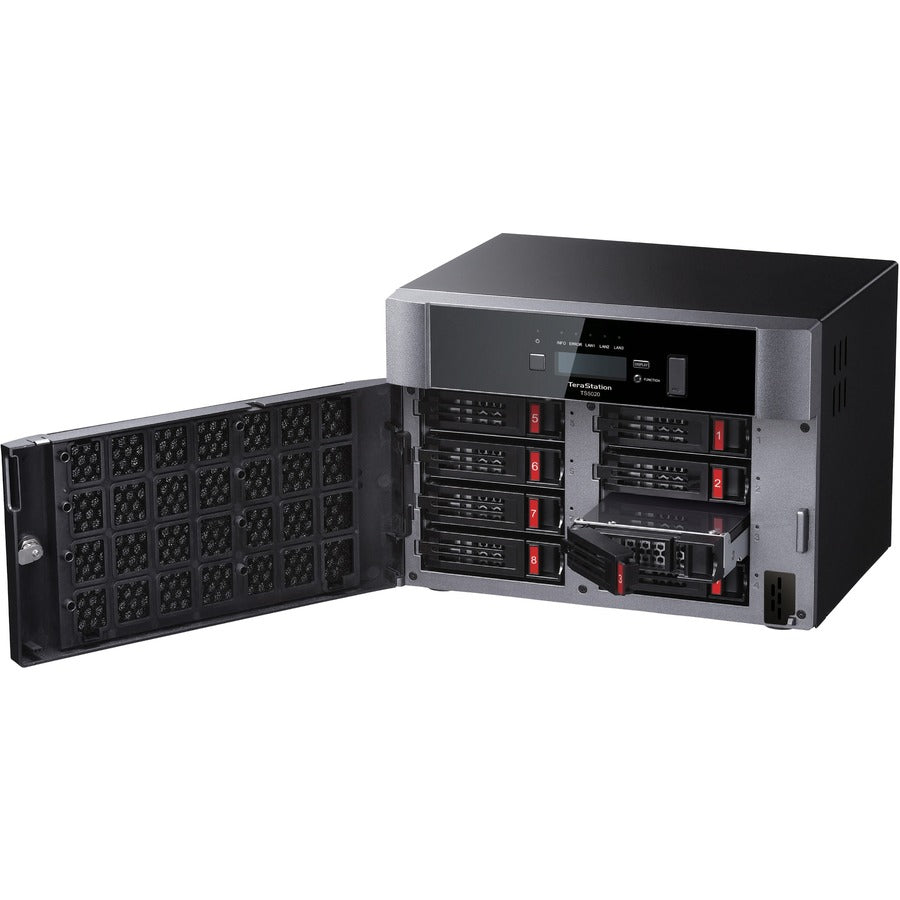 BUFFALO TeraStation 5820 8-Bay 64TB (8x8TB) Business Desktop NAS Storage Hard Drives Included TS5820DN6408