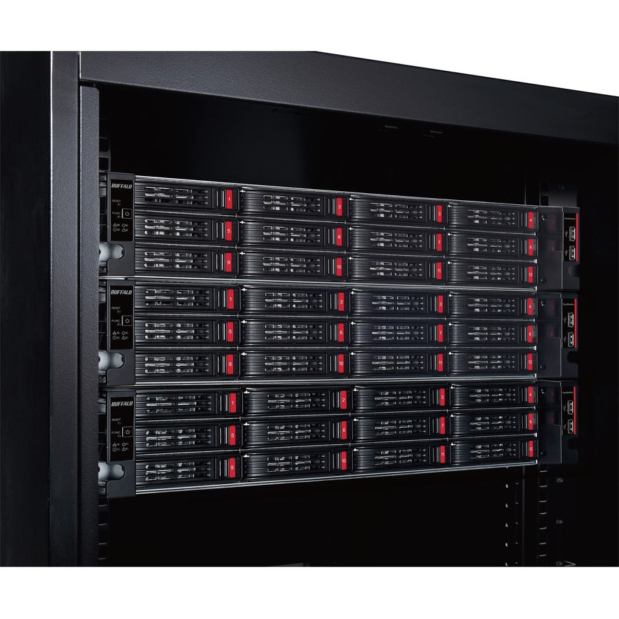 BUFFALO TeraStation 51220 12-Bay 96TB (12x8TB) Business Rackmount NAS Storage Hard Drives Included TS51220RH9612