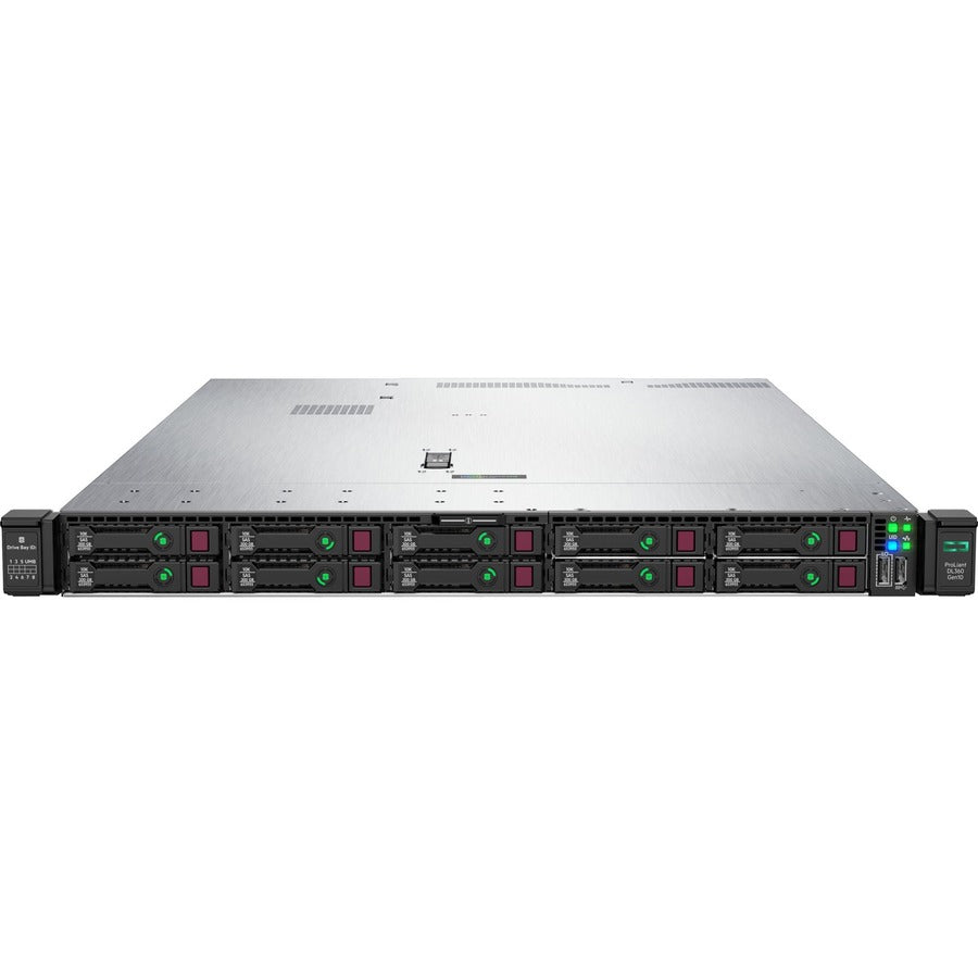 HPE ProLiant DL360 G10 1U Rack Server - 1 x Intel Xeon Gold 5218 2.30 GHz - 32 GB RAM - Serial ATA, 12Gb/s SAS Controller P56958-421