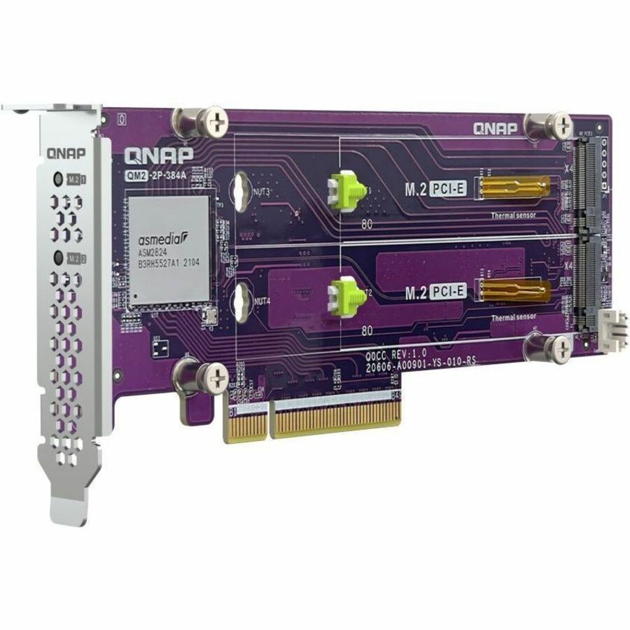 QNAP M.2 to PCI Express Adapter QM2-2P-384A