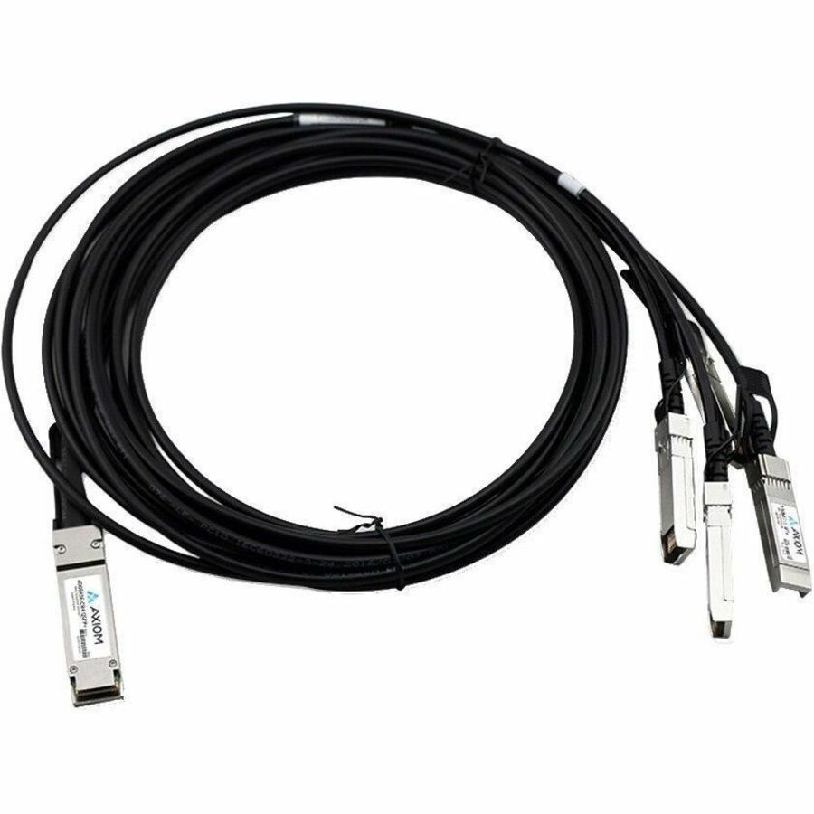 Axiom 100GBASE-CR4 QSFP28 to 4 SFP28 Passive DAC Intel Compatible 2m XXV4DACBL2M-AX