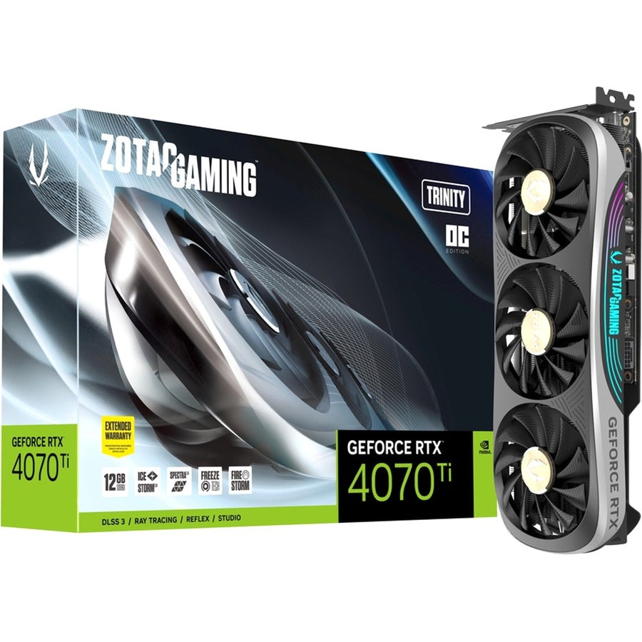 Zotac NVIDIA GeForce RTX 4070 Ti Graphic Card - 12 GB GDDR6X ZT-D40710J-10P