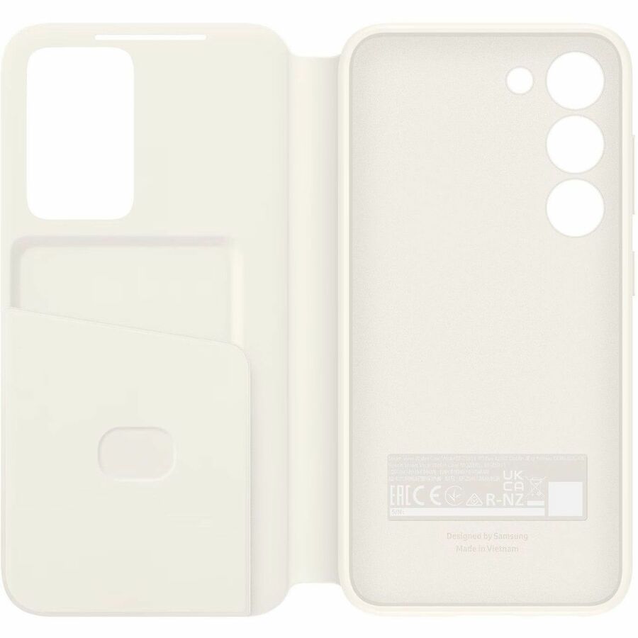 Samsung Carrying Case (Wallet) Samsung Galaxy S23 Smartphone - Cream EF-ZS911CUEGCA