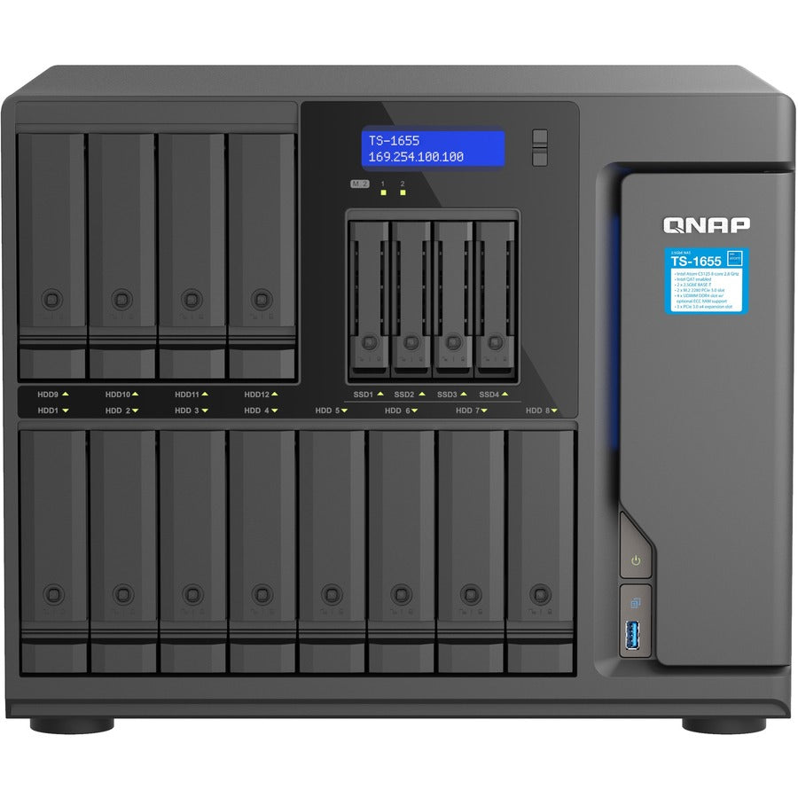 QNAP Turbo NAS TS-1655-8G SAN/NAS Storage System TS-1655-8G-US