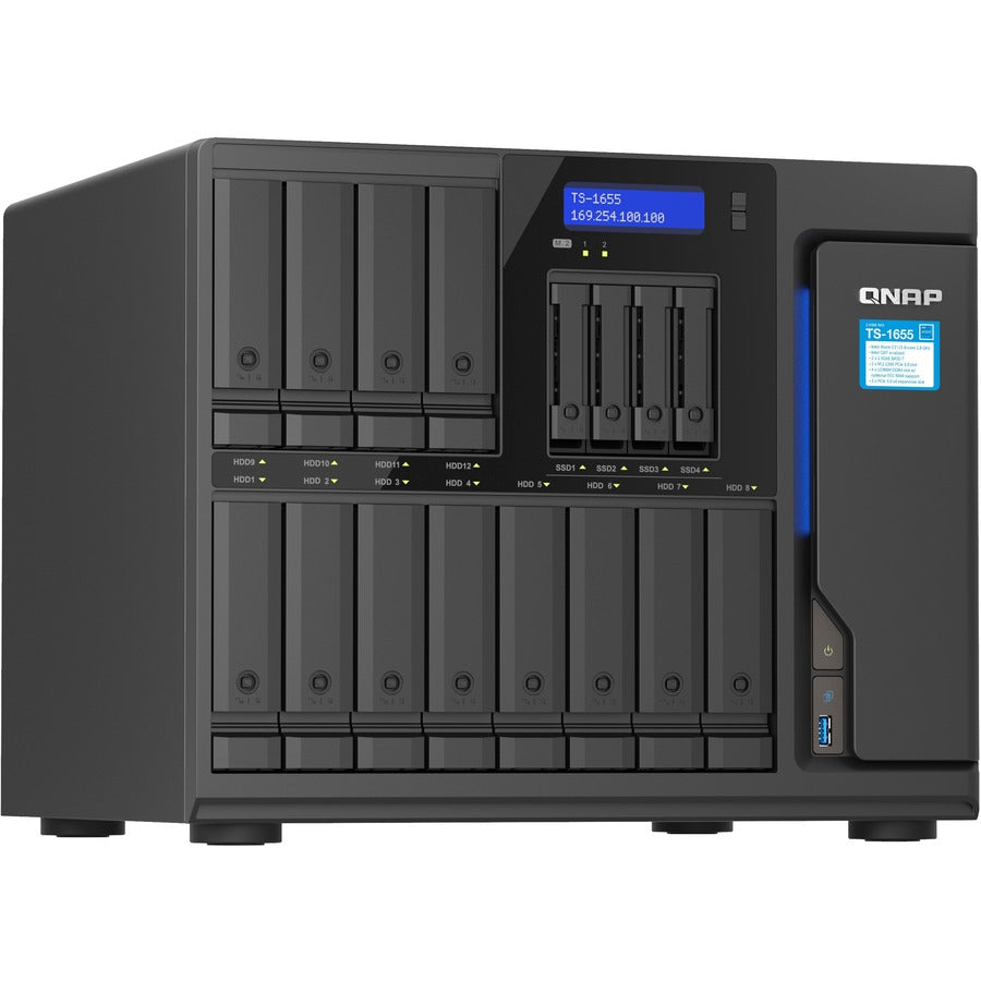 QNAP Turbo NAS TS-1655-8G SAN/NAS Storage System TS-1655-8G-US