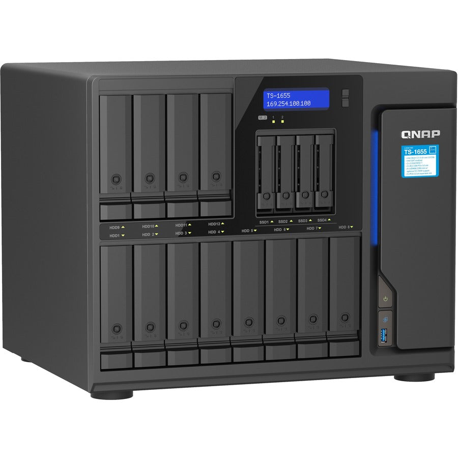 QNAP Turbo NAS TS-1655-8G SAN/NAS Storage System TS-1655-8G-US