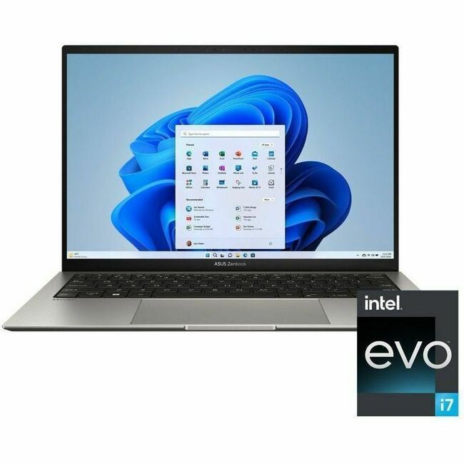 Asus Zenbook S 13 OLED UX5304 UX5304VA-DS71-CA 13.3" Notebook - WQXGA+ - 2880 x 1800 - Intel Core i7 13th Gen i7-1355U Deca-core (10 Core) 1.70 GHz - Intel Evo Platform - 16 GB Total RAM - 16 GB On-board Memory - 1 TB SSD - Basalt Gray UX5304VA-DS71-CA