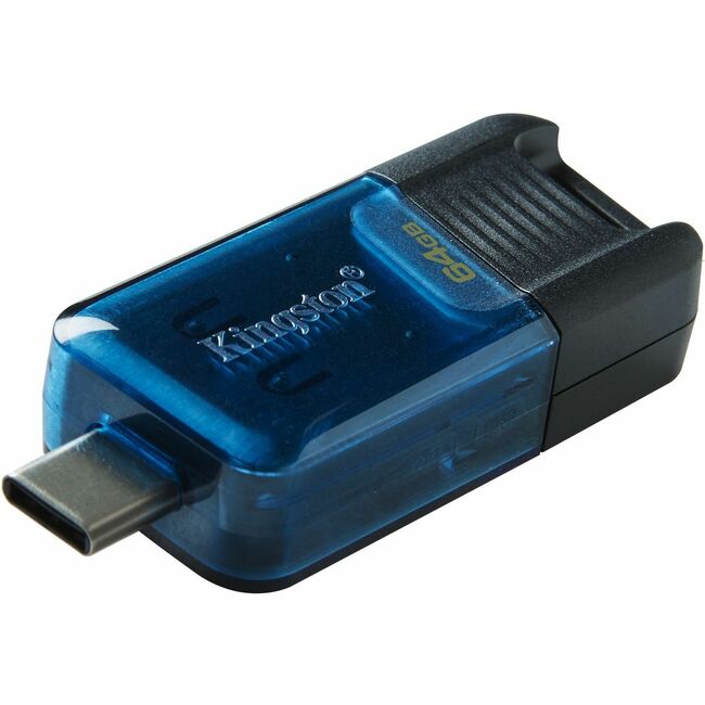 Kingston DataTraveler 80 M 64GB USB 3.2 (Gen 1) Type C On-The-Go Flash Drive DT80M/64GBCR