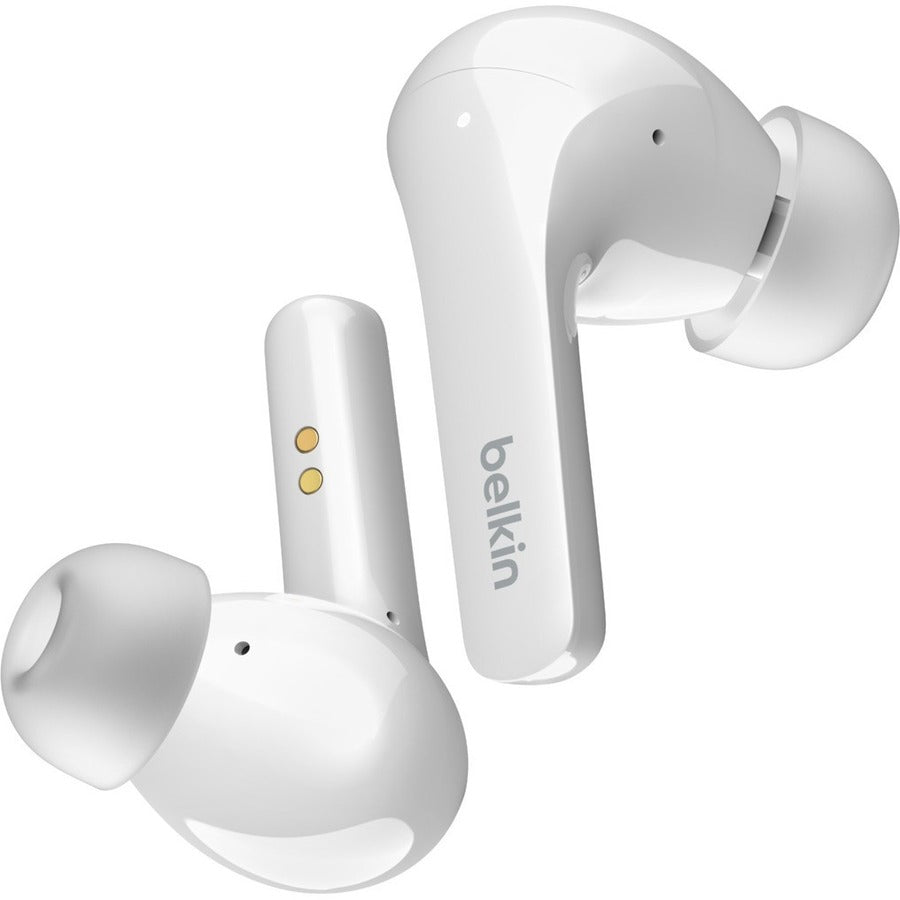 Belkin SOUNDFORM Flow Noise Cancelling Earbuds AUC006BTWH