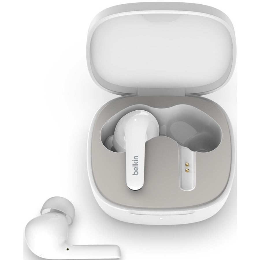 Belkin SOUNDFORM Flow Noise Cancelling Earbuds AUC006BTWH