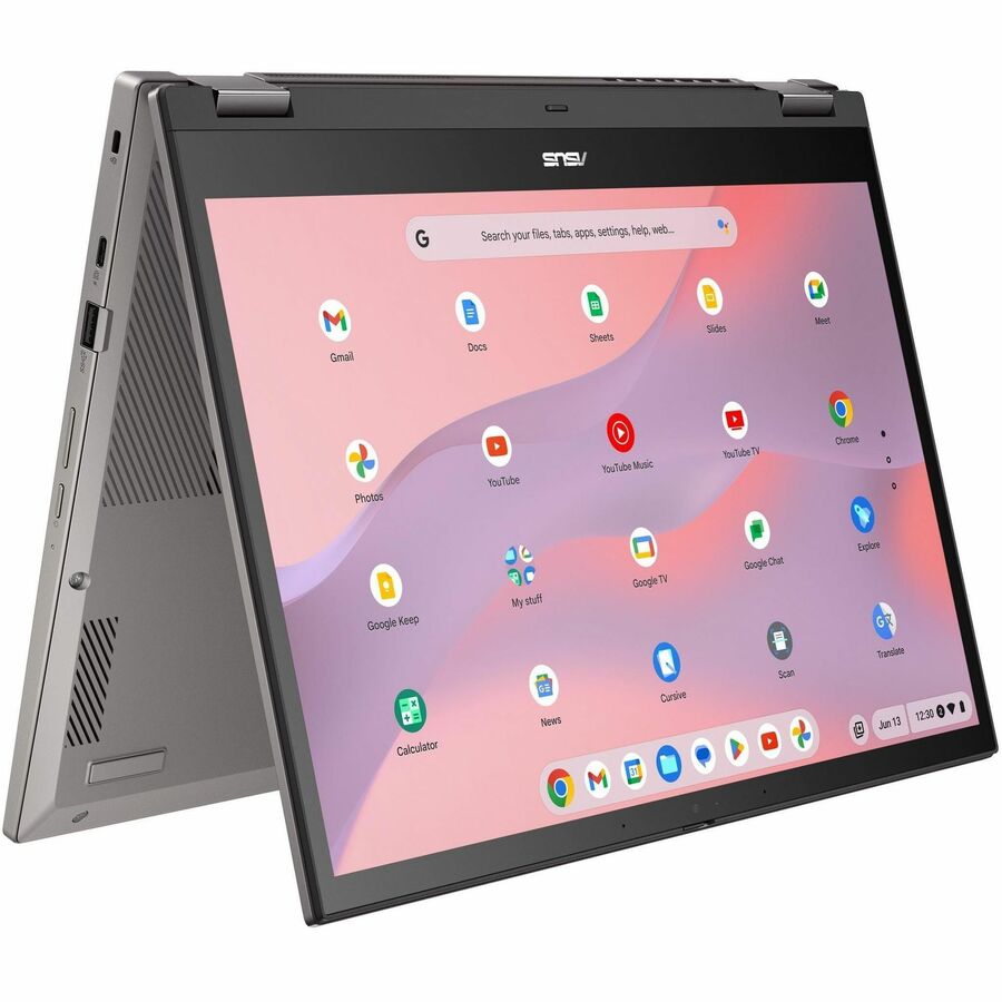 Asus Chromebook Flip CX3401 CX3401FBA-DS32T-CB 14" Touchscreen Convertible 2 in 1 Chromebook - WUXGA - Intel Core i3 12th Gen i3-1215U - 8 GB - 128 GB SSD - Zinc CX3401FBA-DS32T-CB